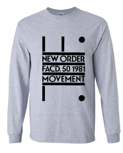 New Order FACD. 50 1981 Movement Long Sleeve Shirt