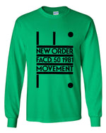 Load image into Gallery viewer, New Order FACD. 50 1981 Movement Long Sleeve Shirt
