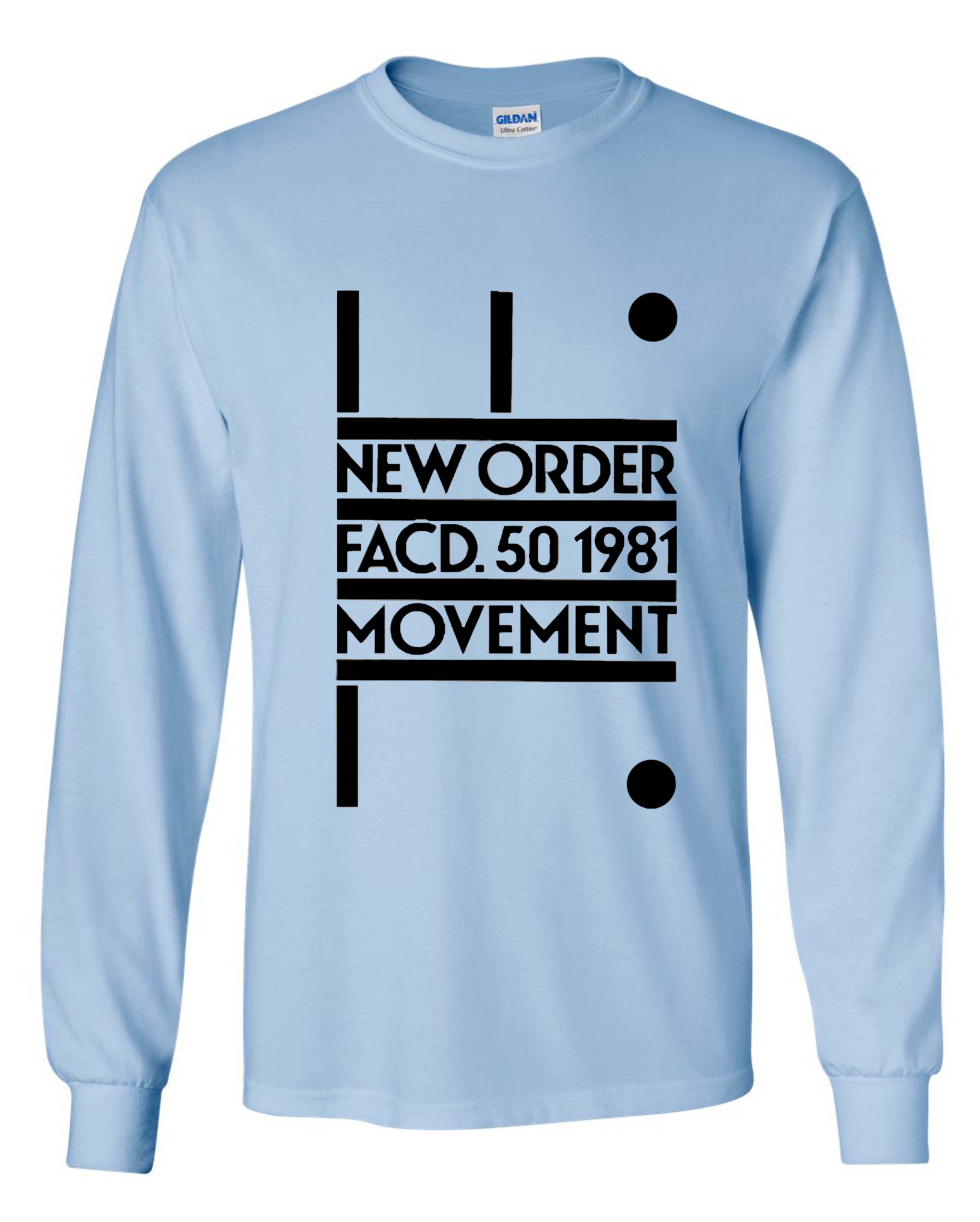 New Order FACD. 50 1981 Movement Long Sleeve Shirt