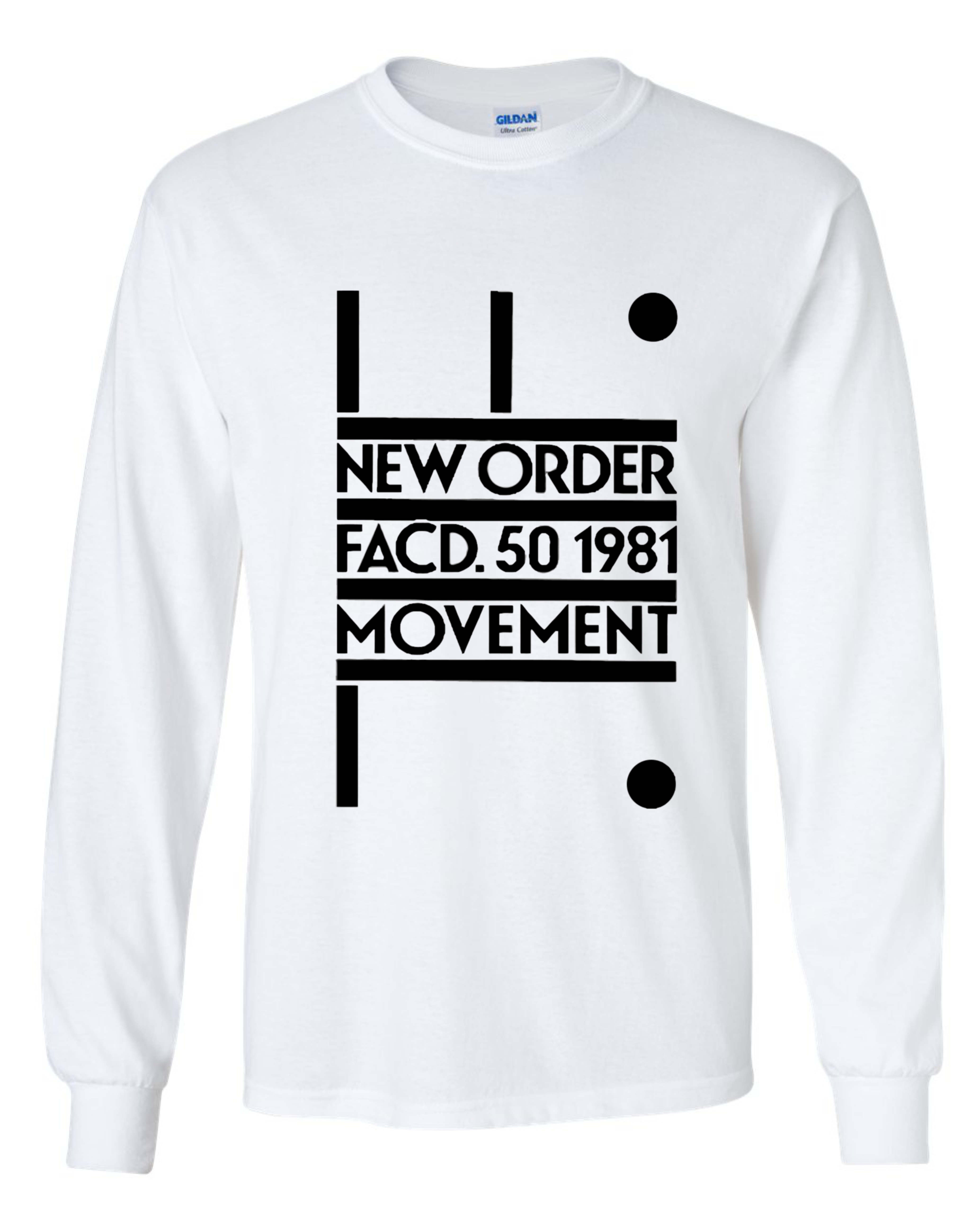 New Order FACD. 50 1981 Movement Long Sleeve Shirt