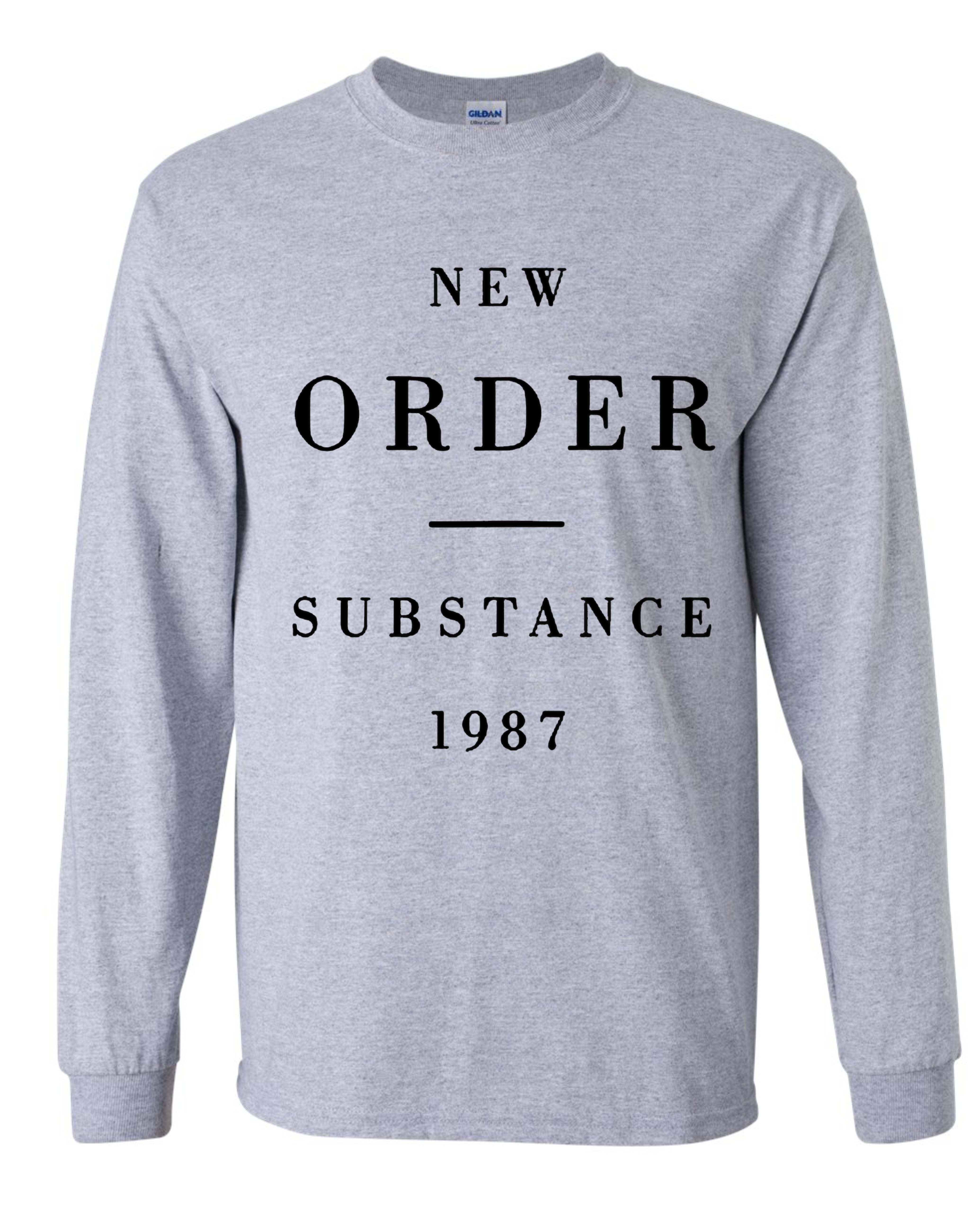 New Order Substance 1987 Long Sleeve Shirt