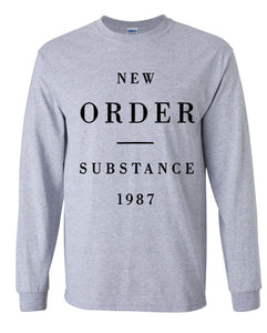 New Order Substance 1987 Long Sleeve Shirt