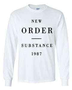 New Order Substance 1987 Long Sleeve Shirt