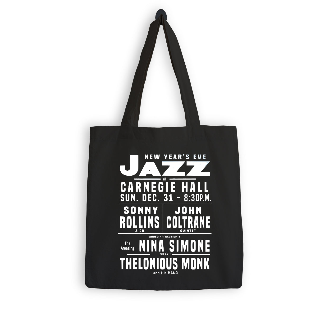 Jazz at the Carnegie Hall Poster Flyer Tote Bag