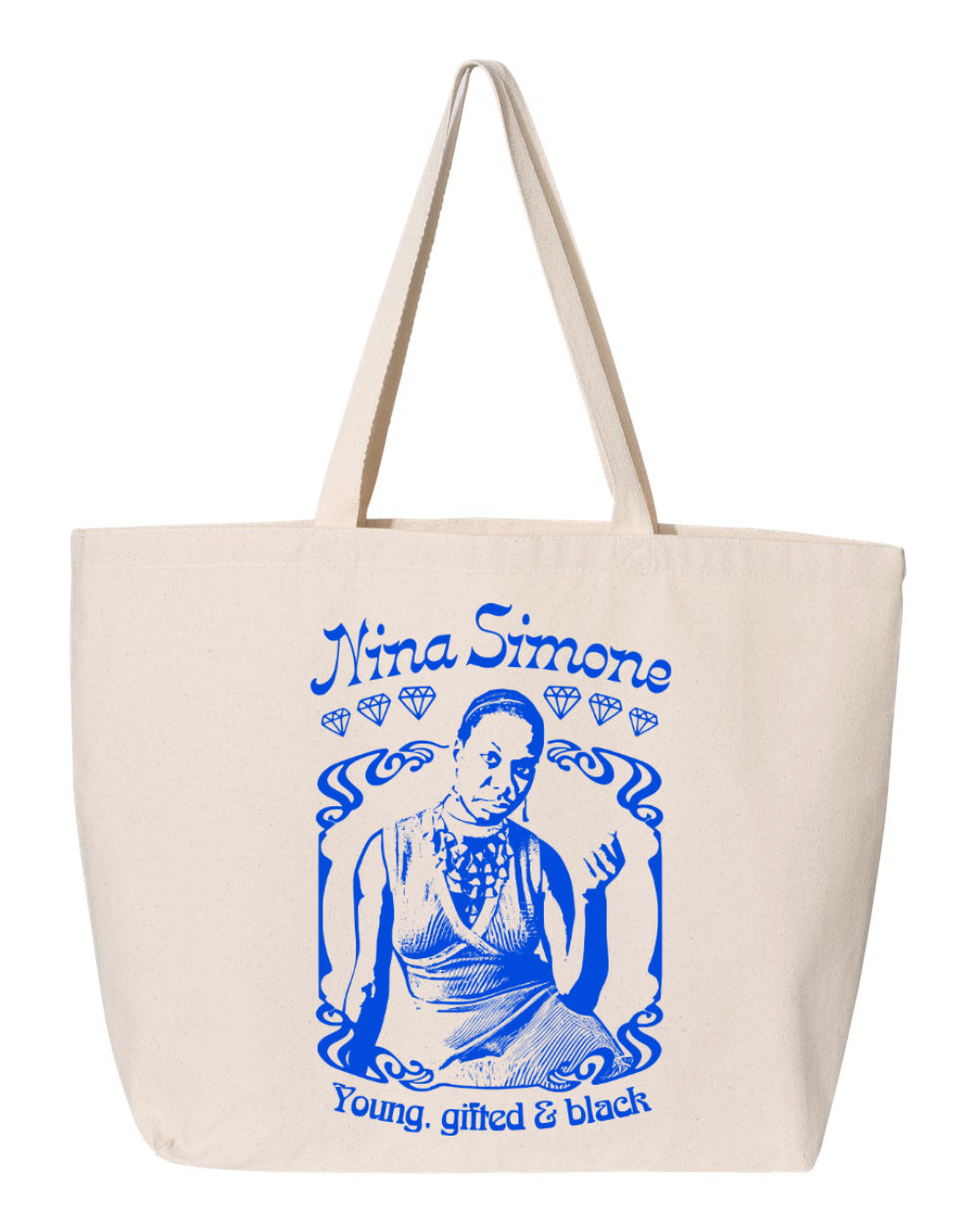 Nina Simone Young, Gifted & Black Tote Bag