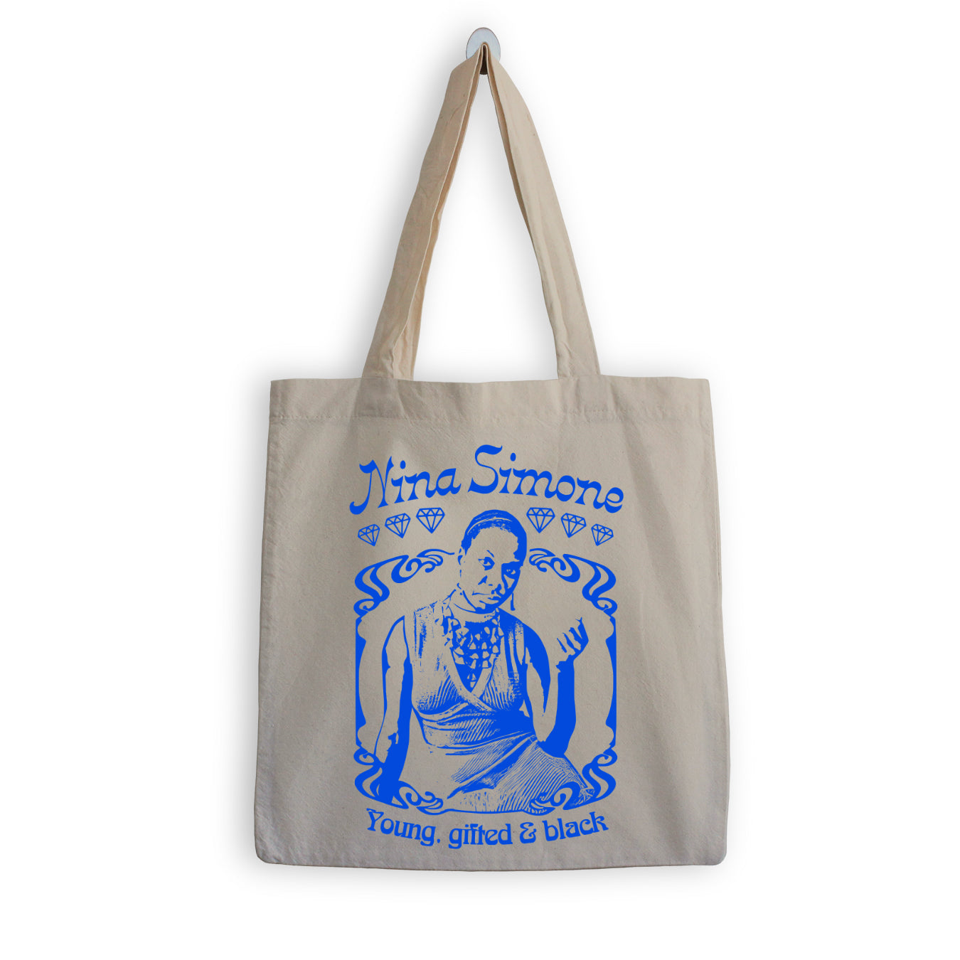 Nina Simone - Young, Gifted & Black Tote Bag