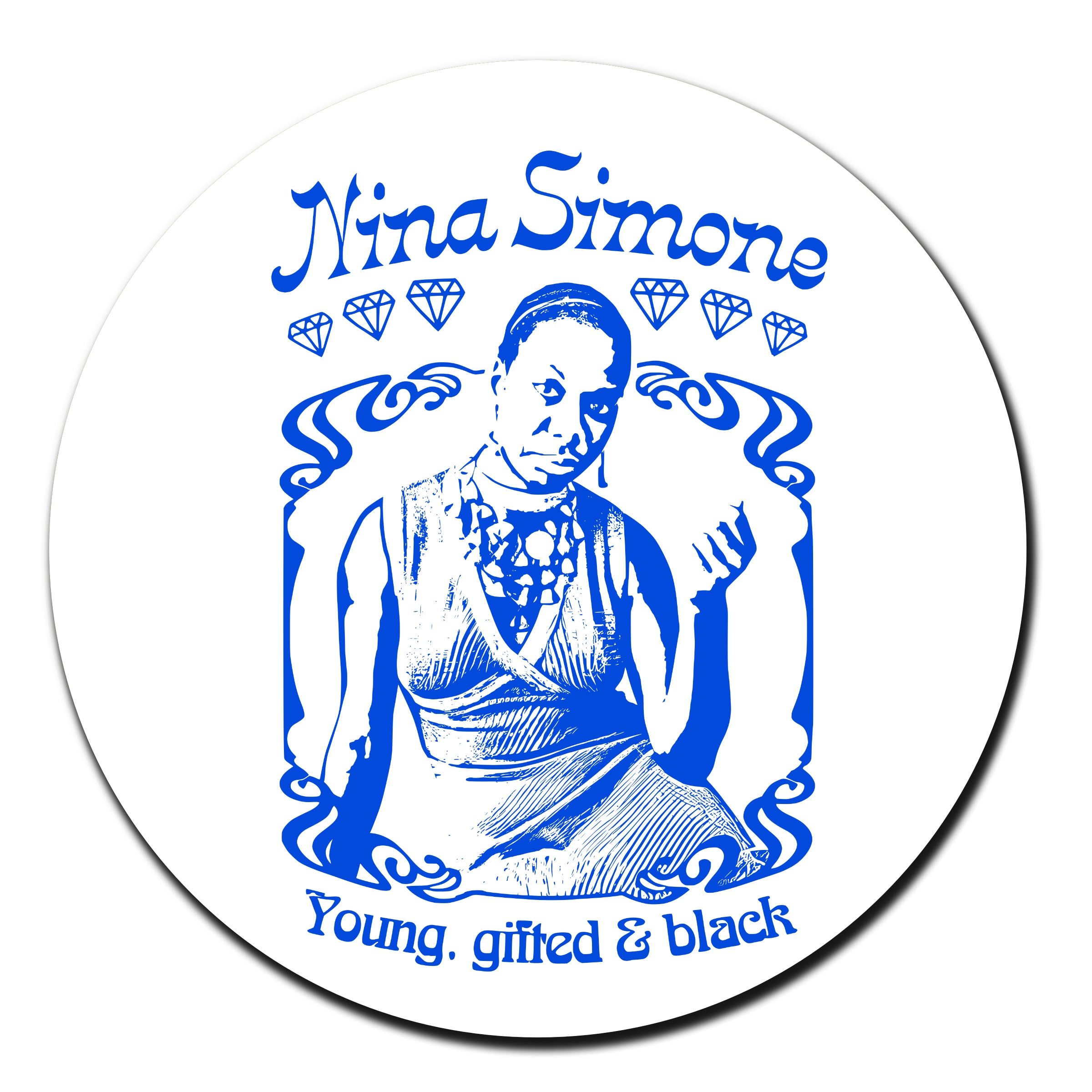 Nina Simone - Young, Gifted & Black Turntable Slipmat