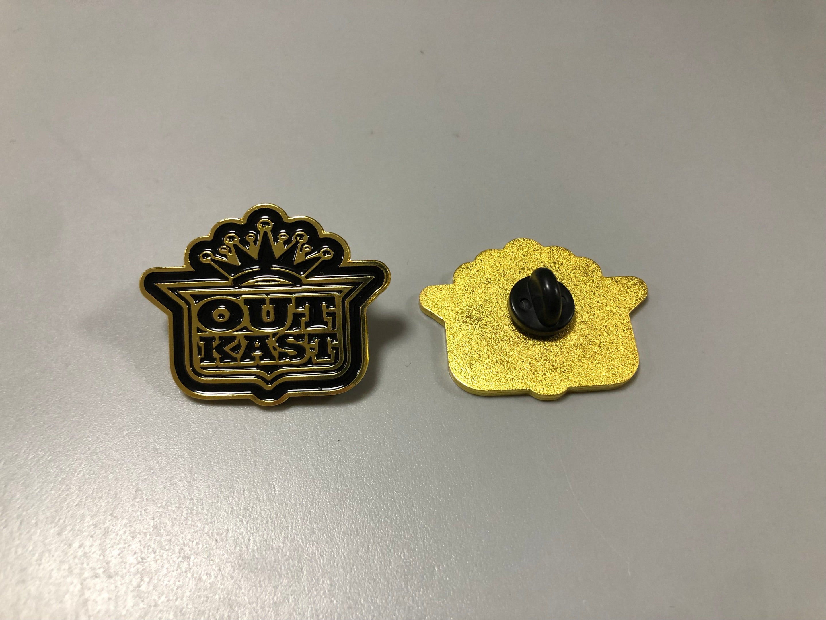 Outkast Gold and Black Pin