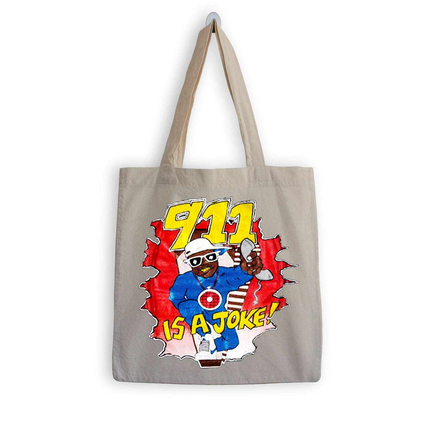 Public Enemy (Flava Flav) - 911 Is a Joke Tote Bag