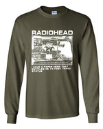 Load image into Gallery viewer, Radiohead I Have A Paper... Long Sleeve Shirt
