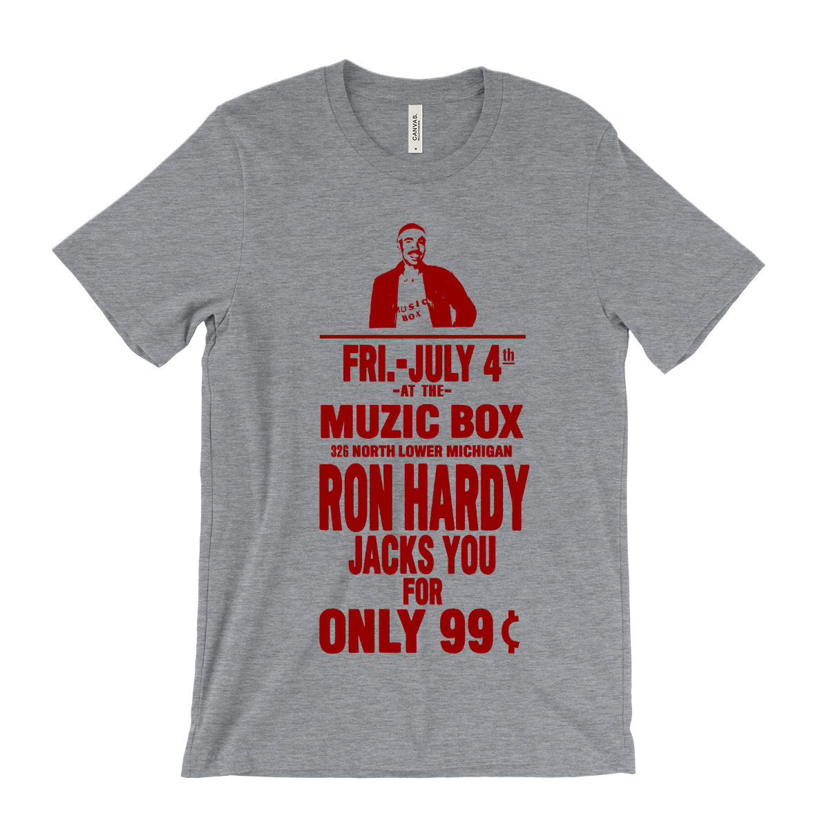 Ron Hardy Poster Style T-Shirt