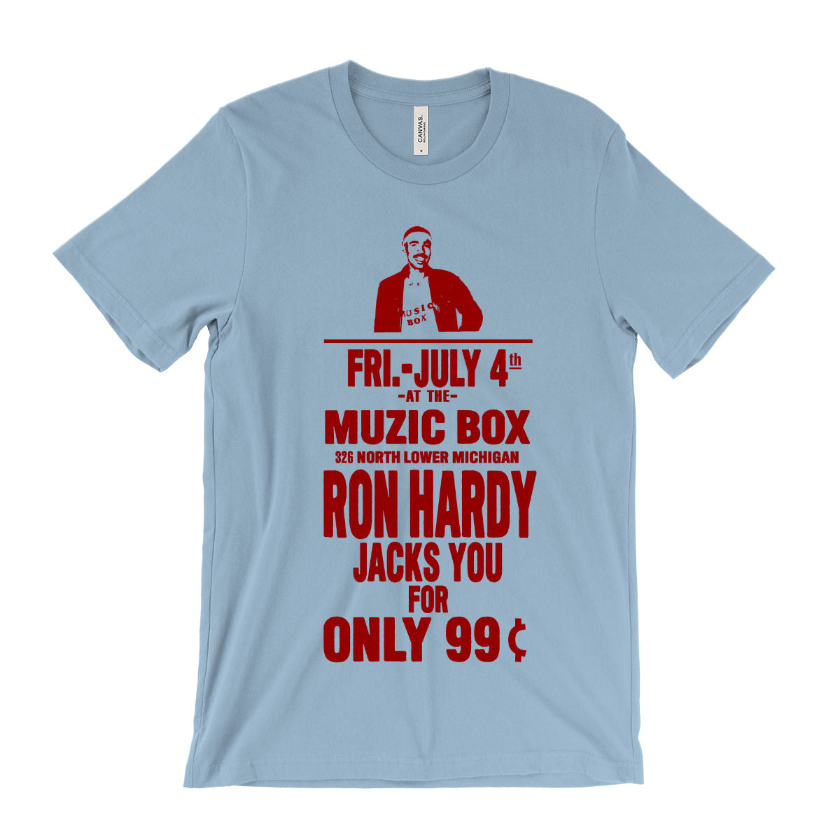 Ron Hardy Poster Style T-Shirt