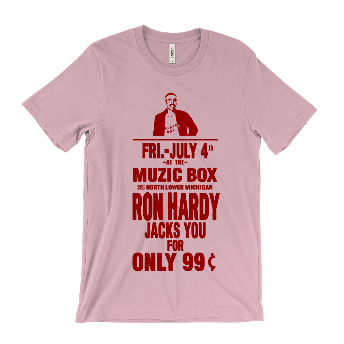Ron Hardy Poster Style T-Shirt