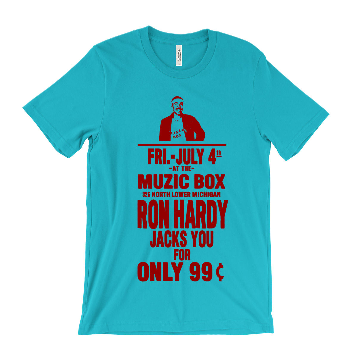 Ron Hardy Poster Style T-Shirt