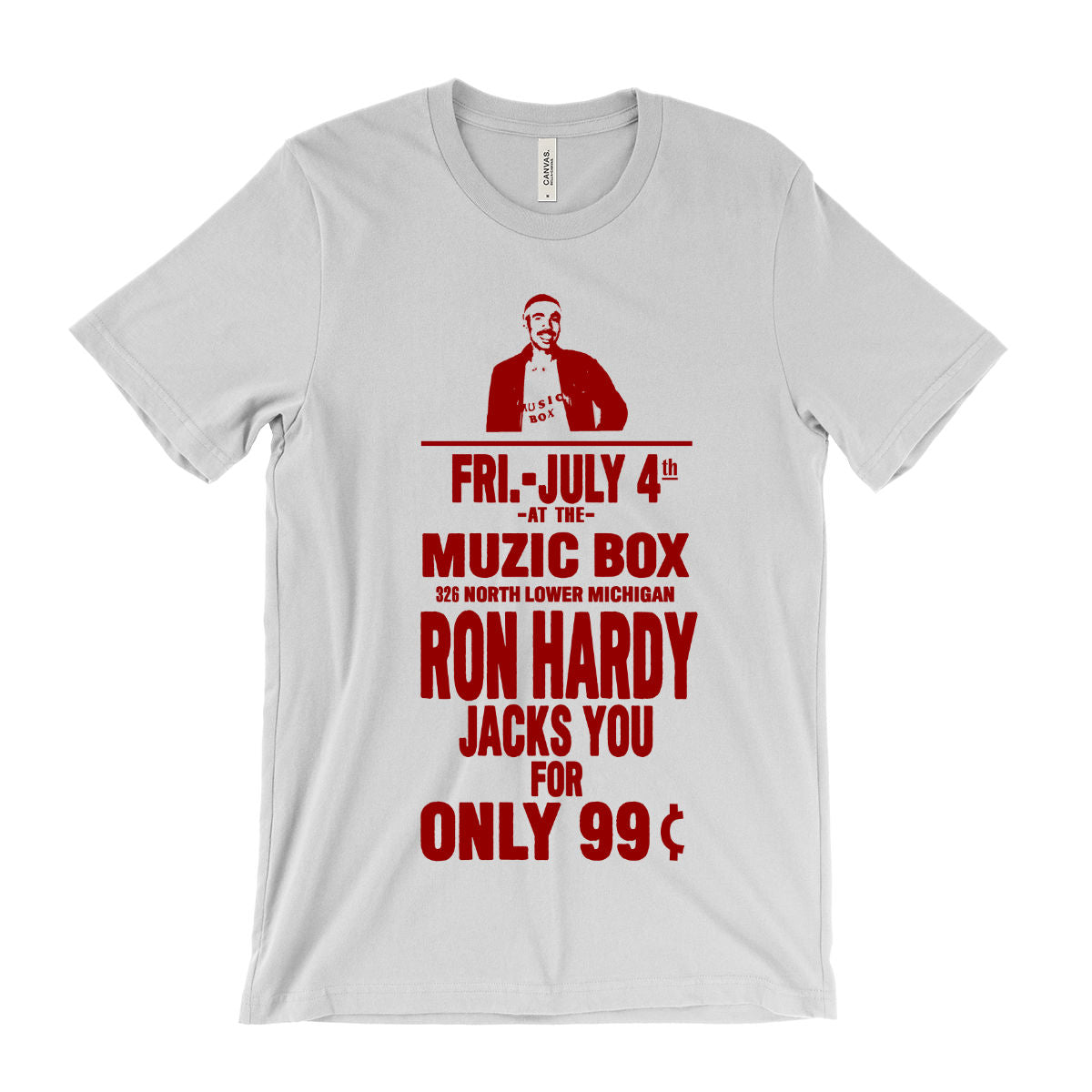 Ron Hardy Poster Style T-Shirt