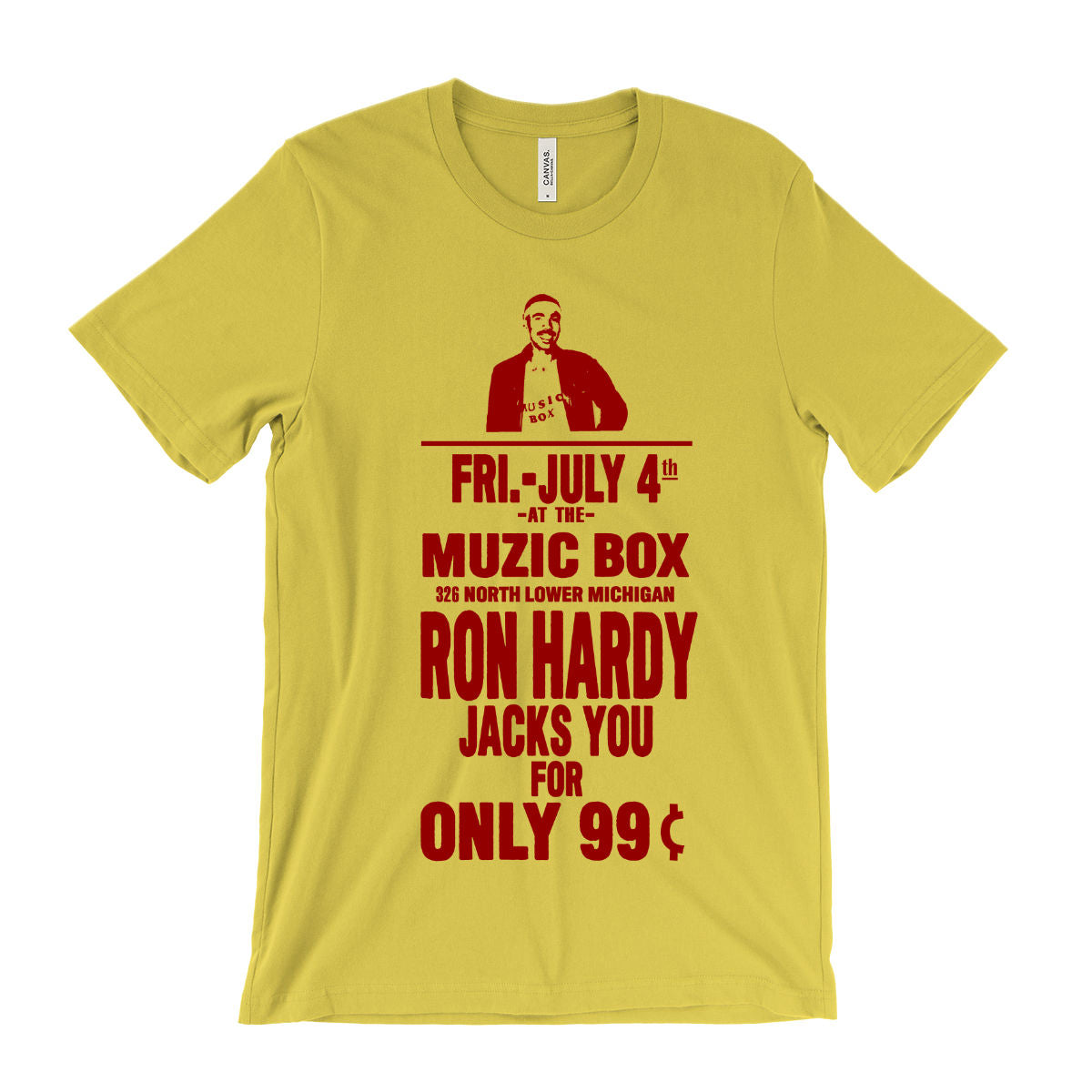 Ron Hardy Poster Style T-Shirt
