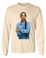 Load image into Gallery viewer, Sade Denim Jeans Long Sleeve Shirt
