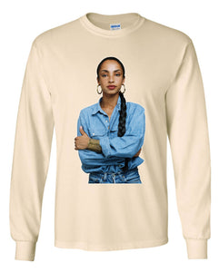 Sade Denim Jeans Long Sleeve Shirt