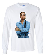 Load image into Gallery viewer, Sade Denim Jeans Long Sleeve Shirt
