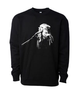 Stevie Nicks Black and White Sweatshirt