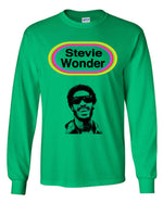 Load image into Gallery viewer, Stevie Wonder Looking Back Long Sleeve Shirt
