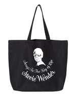 Load image into Gallery viewer, Stevie Wonder - Songs in the key of life Jumbo Tote Bag
