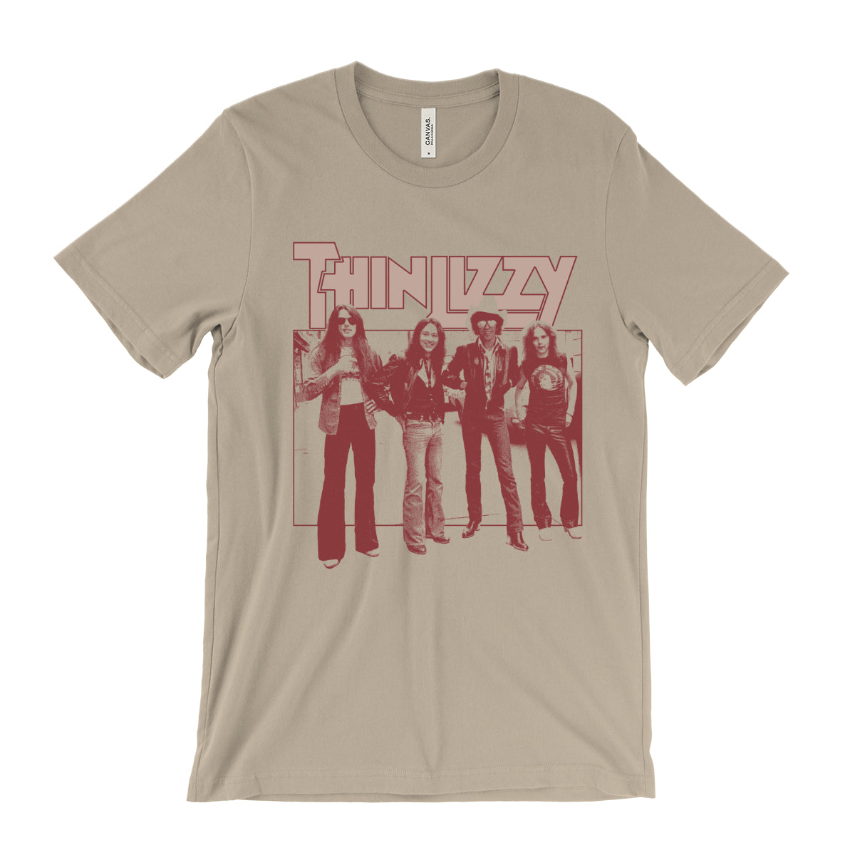 Thin Lizzy (Maroon Print) T-Shirt