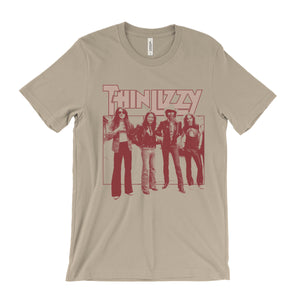 Thin Lizzy (Maroon Print) T-Shirt