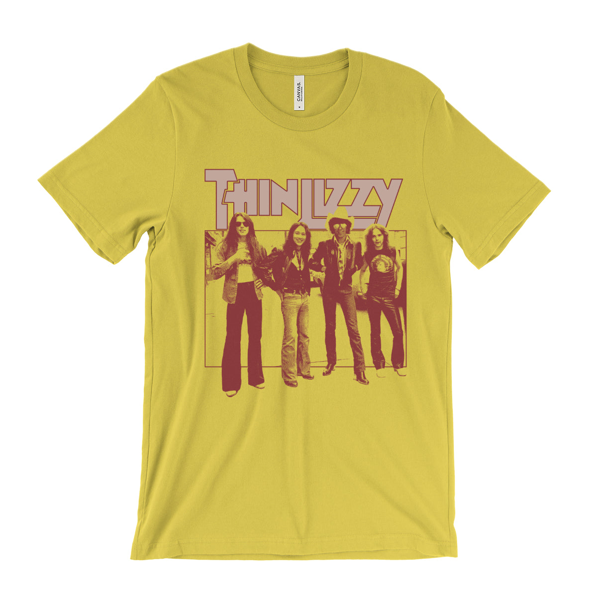 Thin Lizzy (Maroon Print) T-Shirt