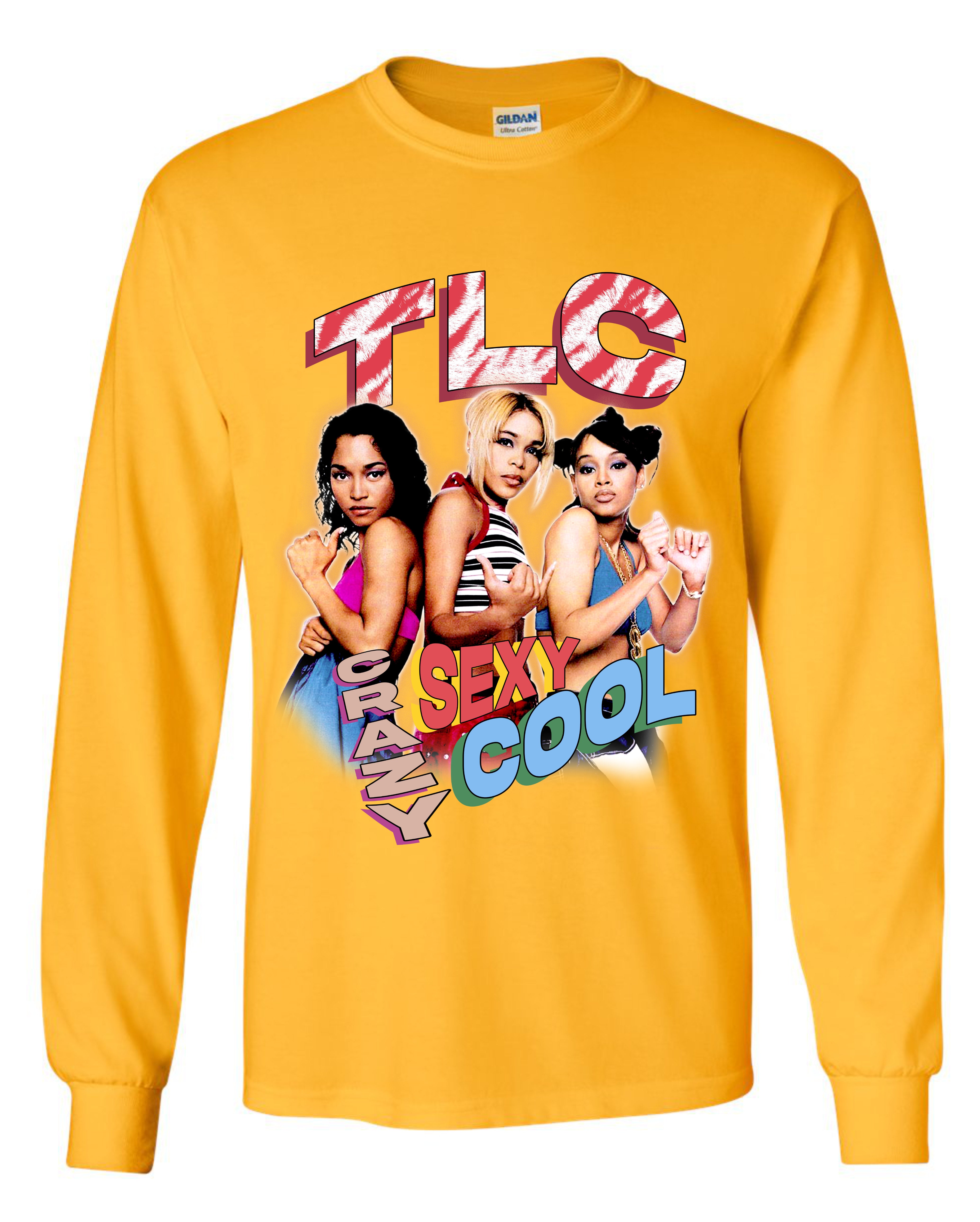 TLC Crazy Sexy Cool (Candy Cane Design) Long Sleeve Shirt