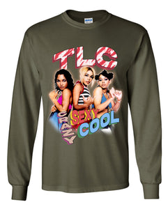 TLC Crazy Sexy Cool (Candy Cane Design) Long Sleeve Shirt