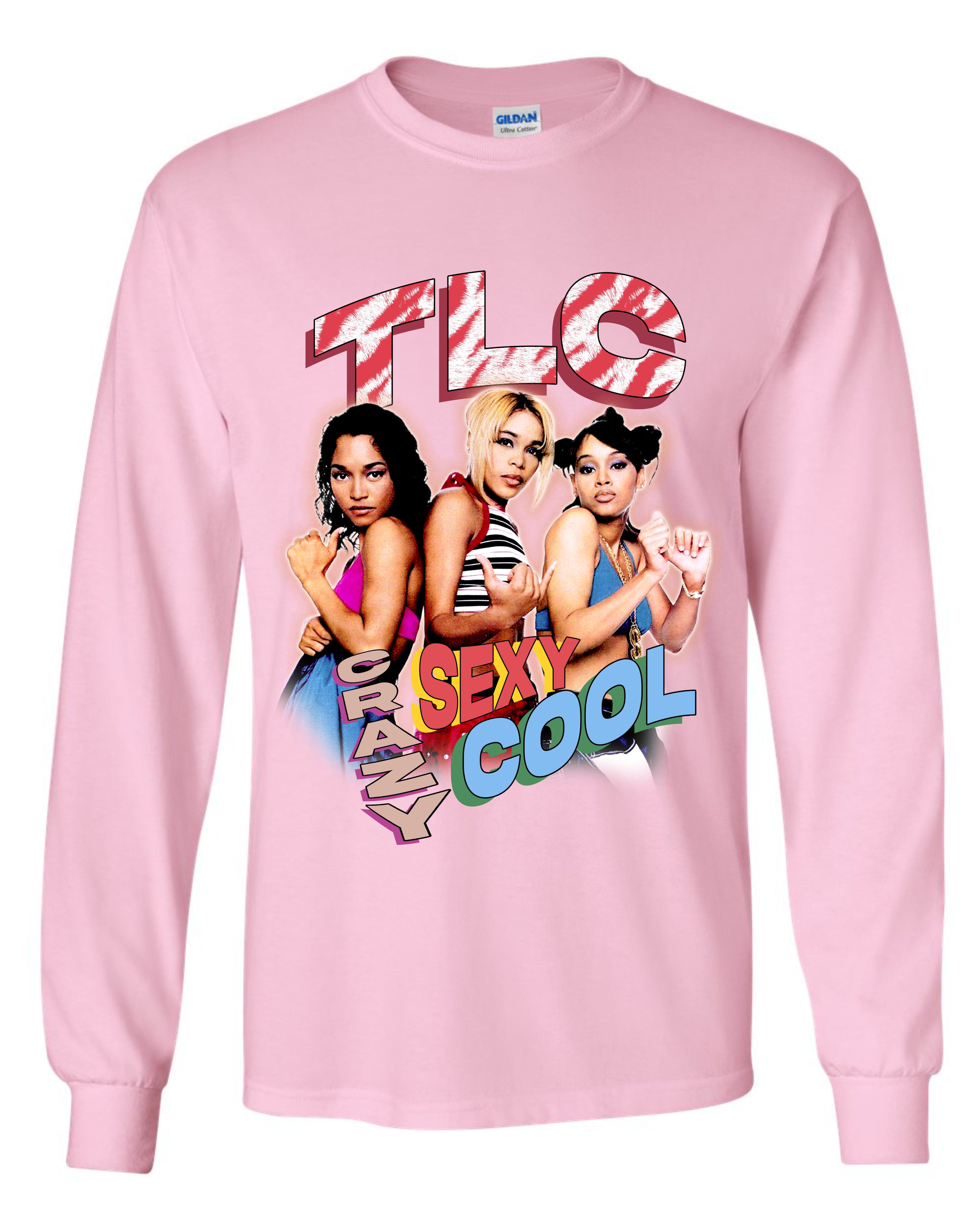 TLC Crazy Sexy Cool (Candy Cane Design) Long Sleeve Shirt