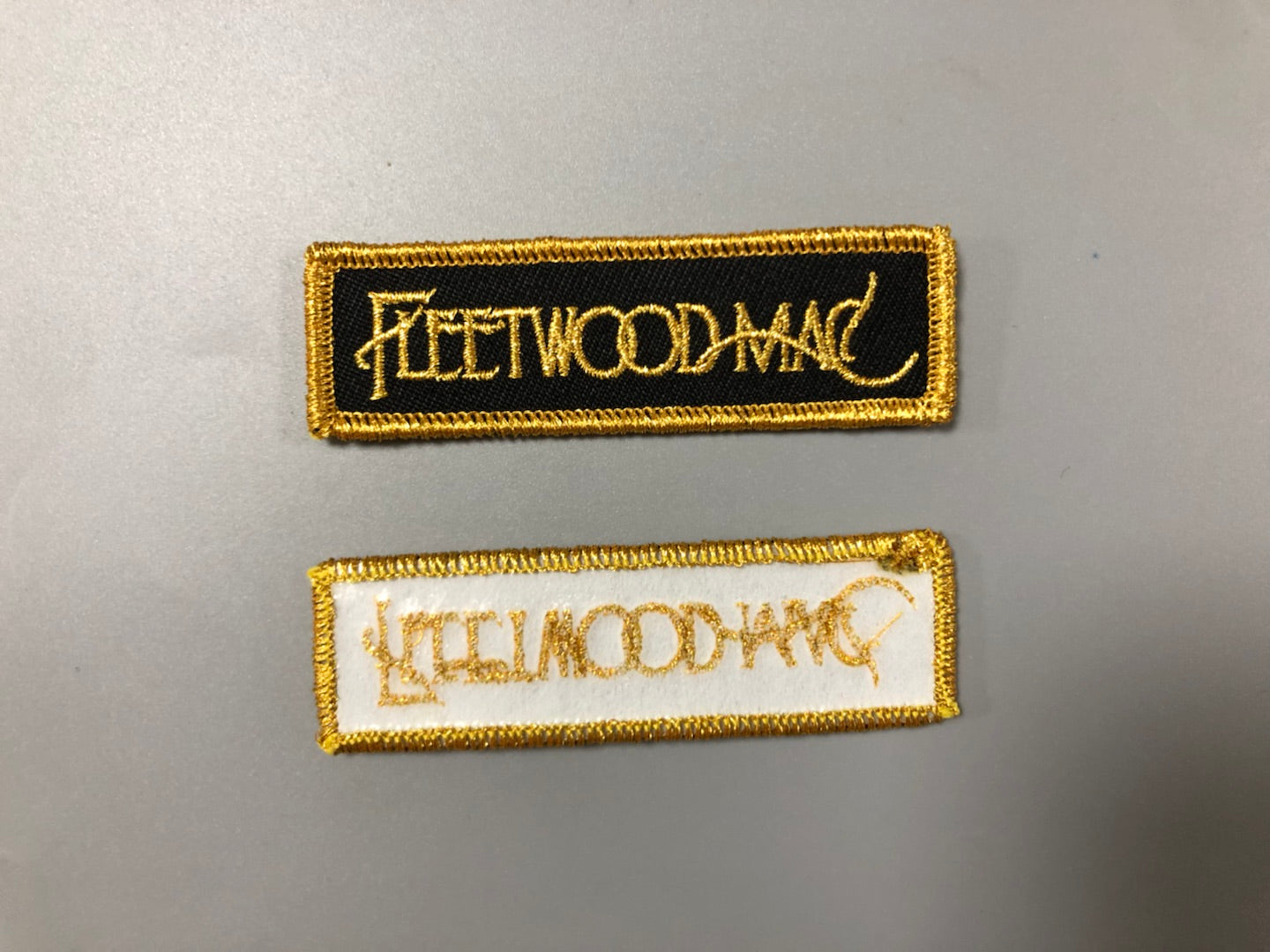 Fleetwood Mac Black and Gold Logo Patch