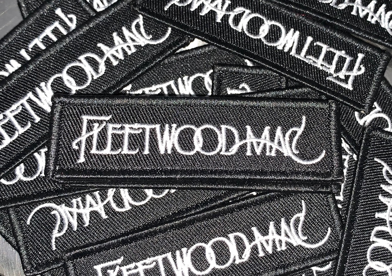 Fleetwood Mac Black and White Logo Patch