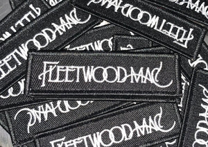 Fleetwood Mac Black and White Logo Patch