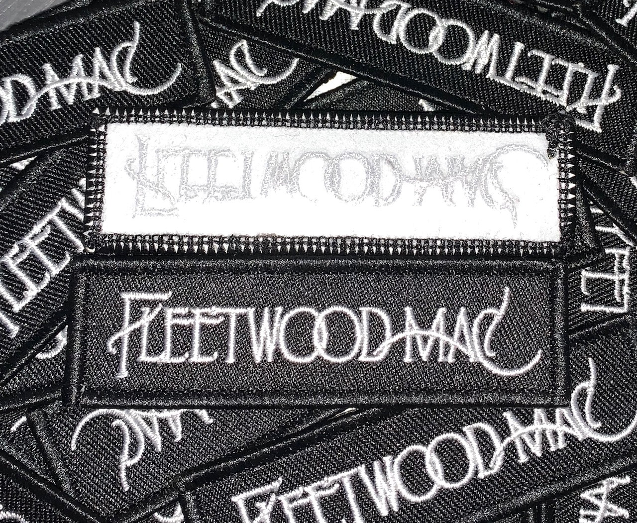 Fleetwood Mac Black and White Logo Patch