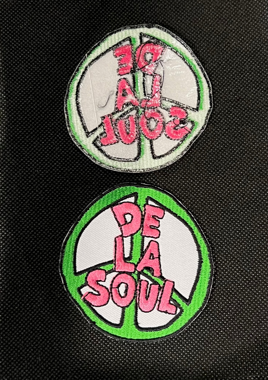 De La Soul Green and Pink Peace Patch