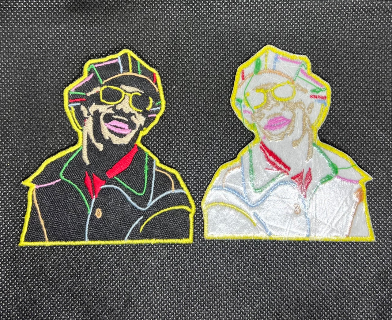 Stevie Wonder smile Patch