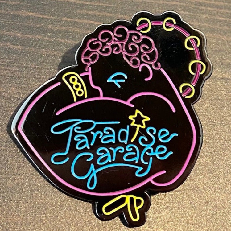 Paradise Garage Neon Logo Pin