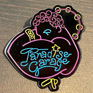 Paradise Garage Neon Logo Pin