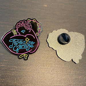 Paradise Garage Neon Logo Pin