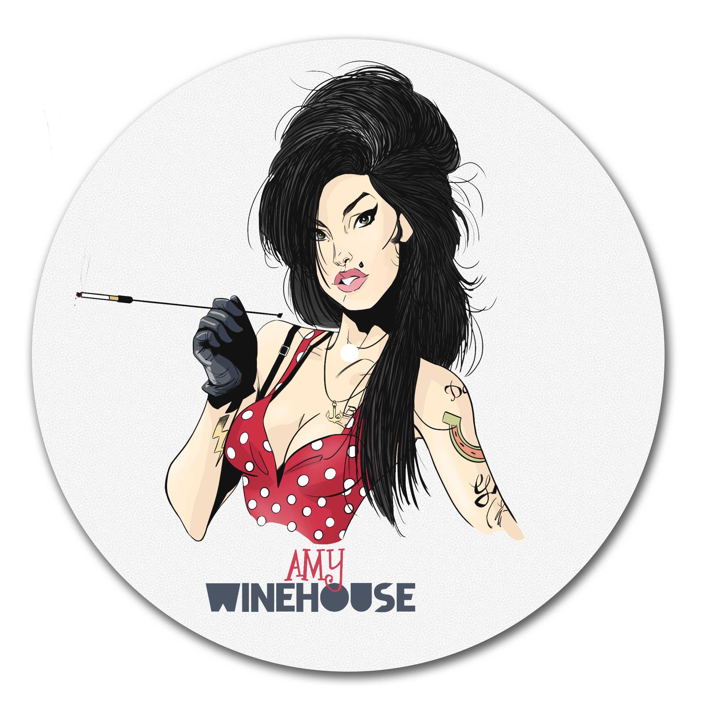 Amy Winehouse Turntable Slipmat