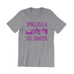 Load image into Gallery viewer, Apollonia 6 Sex Shooter Purple Logo T-Shirt
