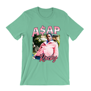 A$ap Rocky Pink Design T-Shirt