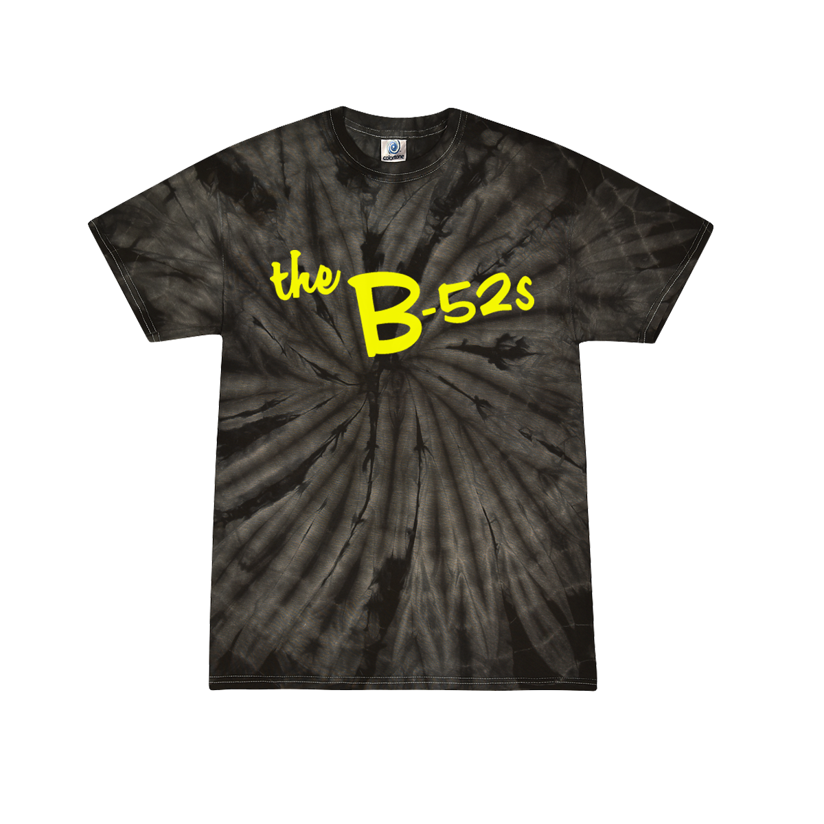 The B-52s Yellow Logo Tie Dye T-Shirt