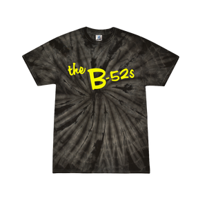 The B-52s Yellow Logo Tie Dye T-Shirt