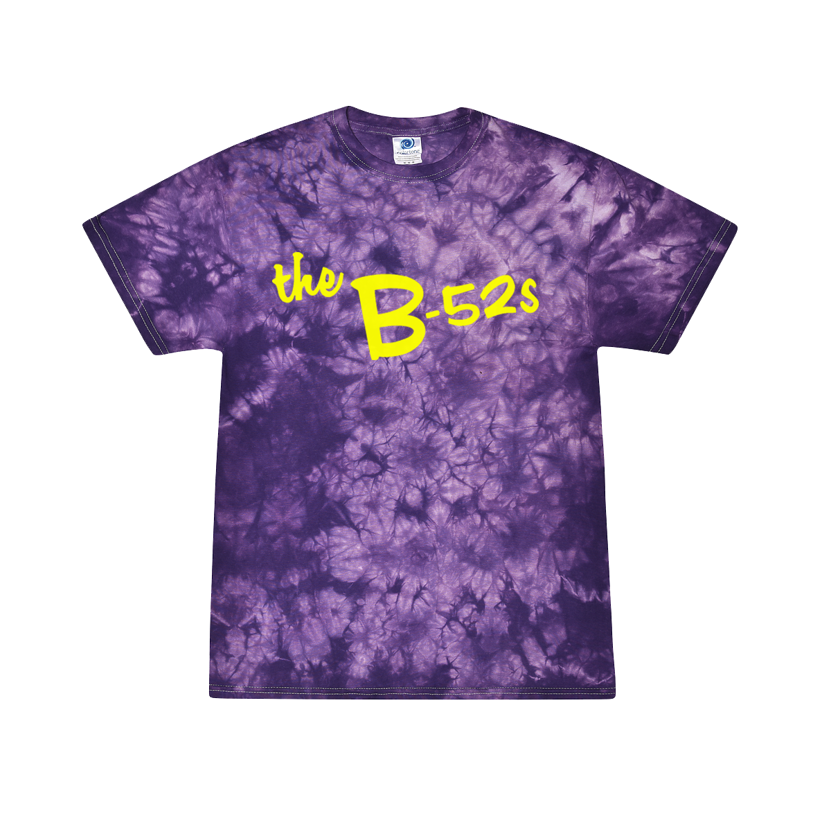 The B-52s Yellow Logo Tie Dye T-Shirt