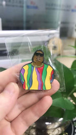Load image into Gallery viewer, Notorious BIG - Biggie Coogi Sweater Pin
