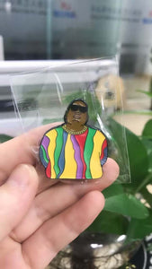 Notorious BIG - Biggie Coogi Sweater Pin