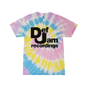 Def Jam Recordings Tie Dye T-Shirt